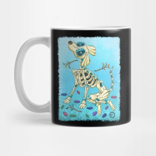 Labrador Retriever Skeleton Dog - Dia De Los Muertos - Skeleton Dog Mug